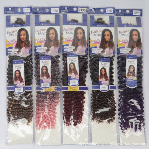 22inch water wave Crochet hair colorful  wholesale water wave Passion Twist Hair